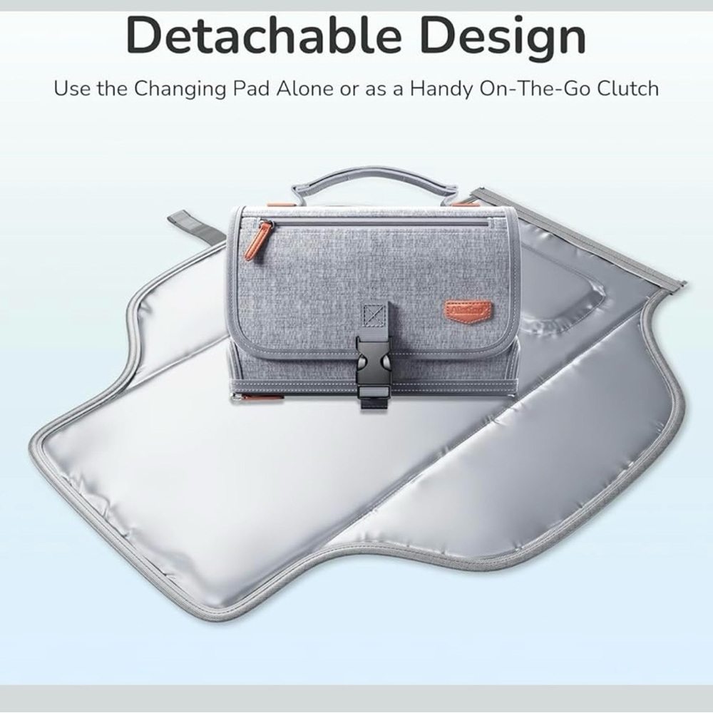 Alatino Portable Diaper Changing Pad - Picture 5 of 6